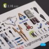 Kelik K72163 F.2A Lighting - interior 3D decals for Airfix kit (1/72)